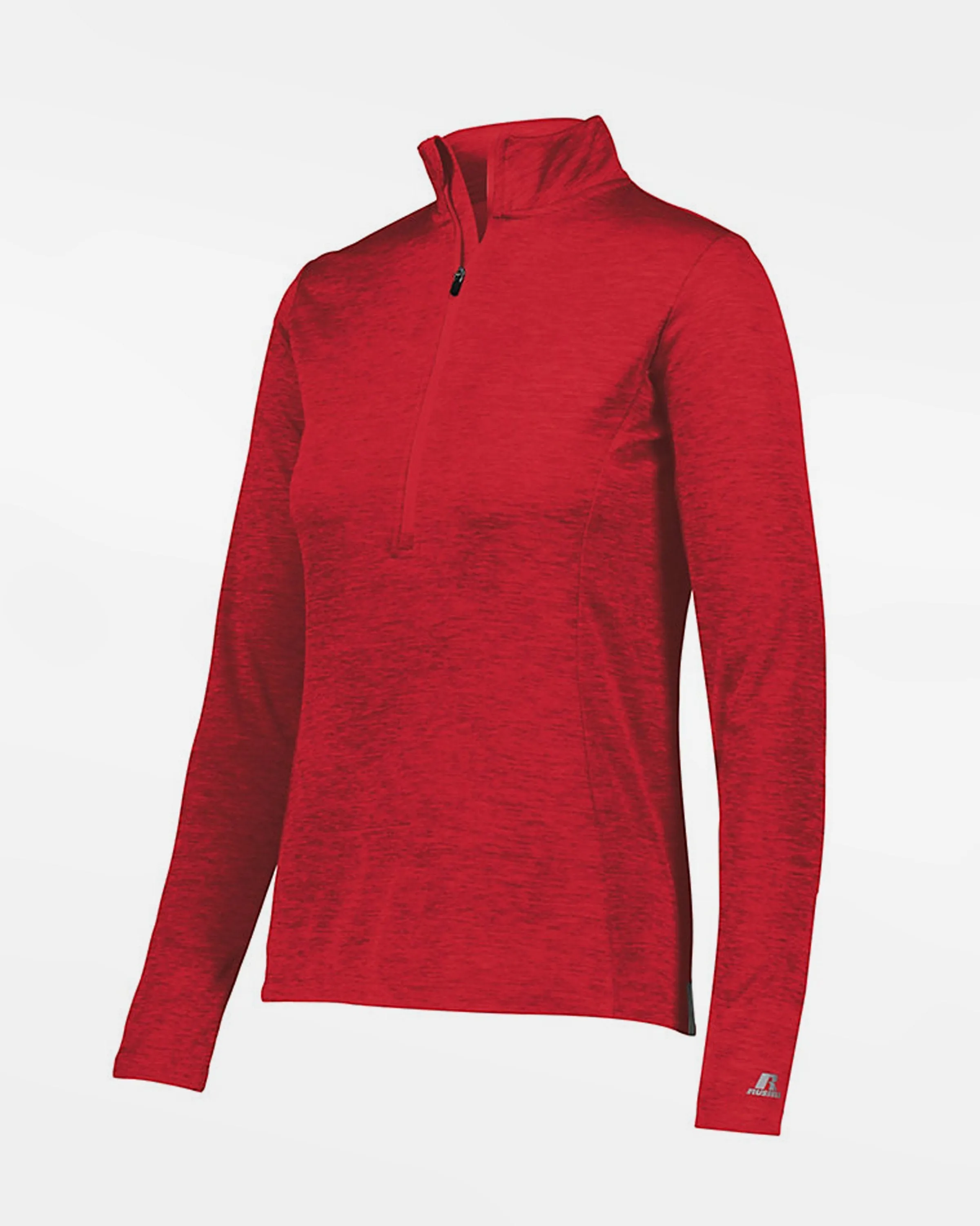 Russell Athletic Dri-Power Ladies Lightweight 1/4-Zip Pullover, heather rot