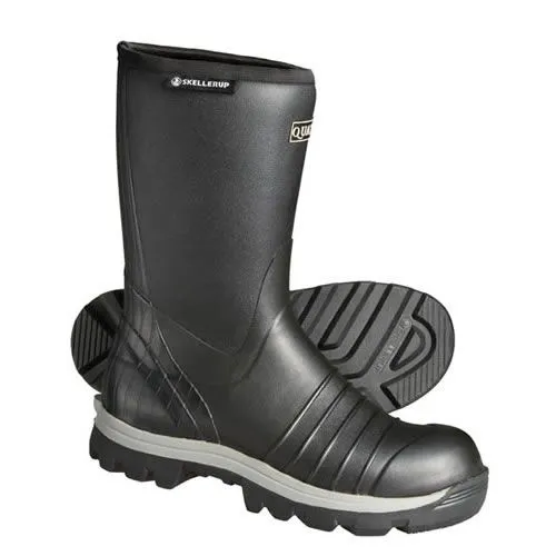 Skellerup FRS3 Quatro Insulated Comfort Plus 13" Rubber Farm Boot - Black