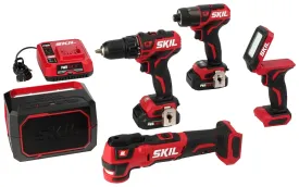 SKIL CB736801 Combination Kit, Battery Included, 12 V, Lithium-Ion Battery :EA: QUANTITY: 1