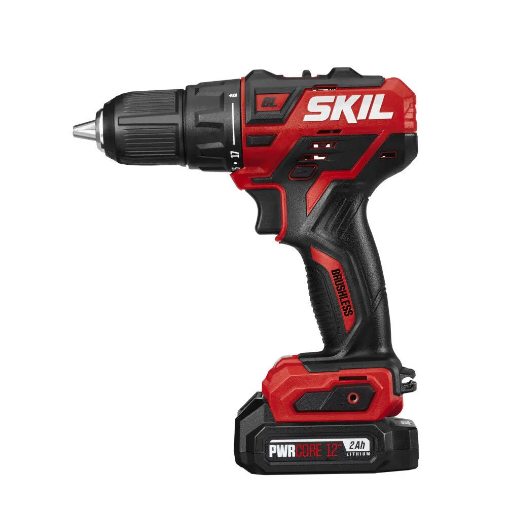 SKIL PWR CORE 12️ Brushless 12V Drill Driver & Impact Driver Kit