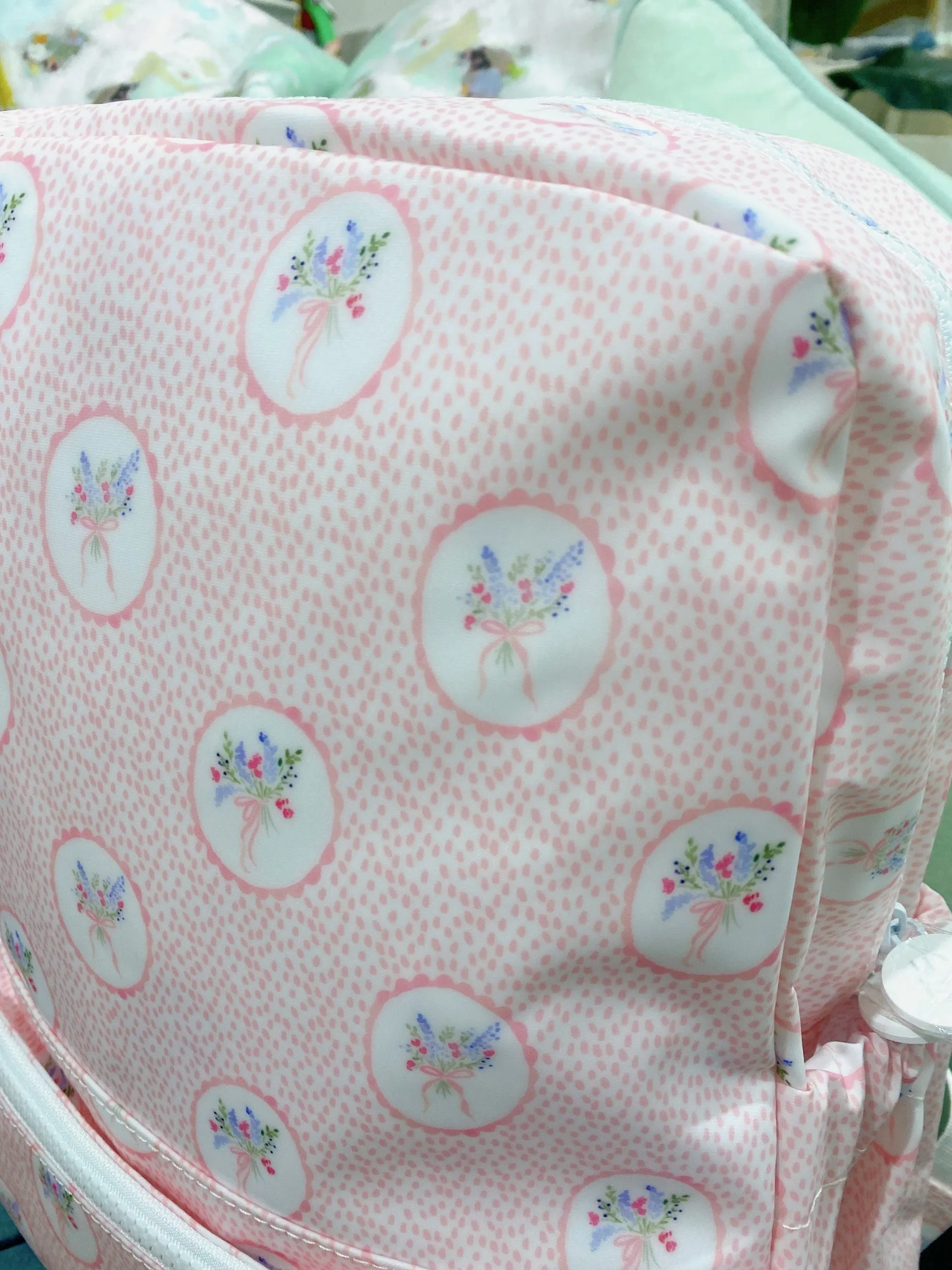 TRVL Kids Backpack - Floral Medallion Pink