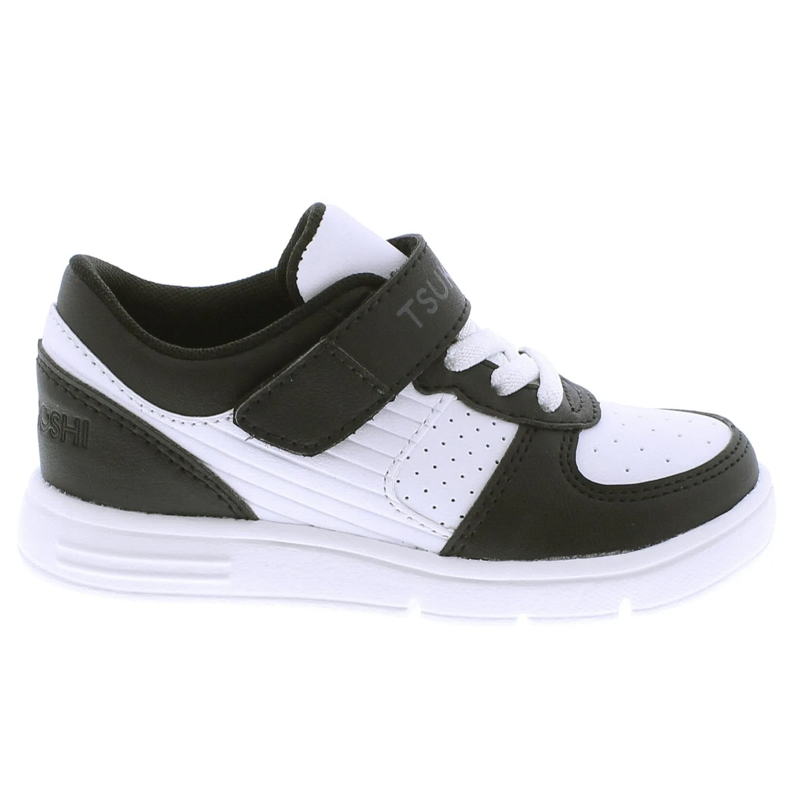 Tsukihoshi Court | Black/White Kids Sneakers