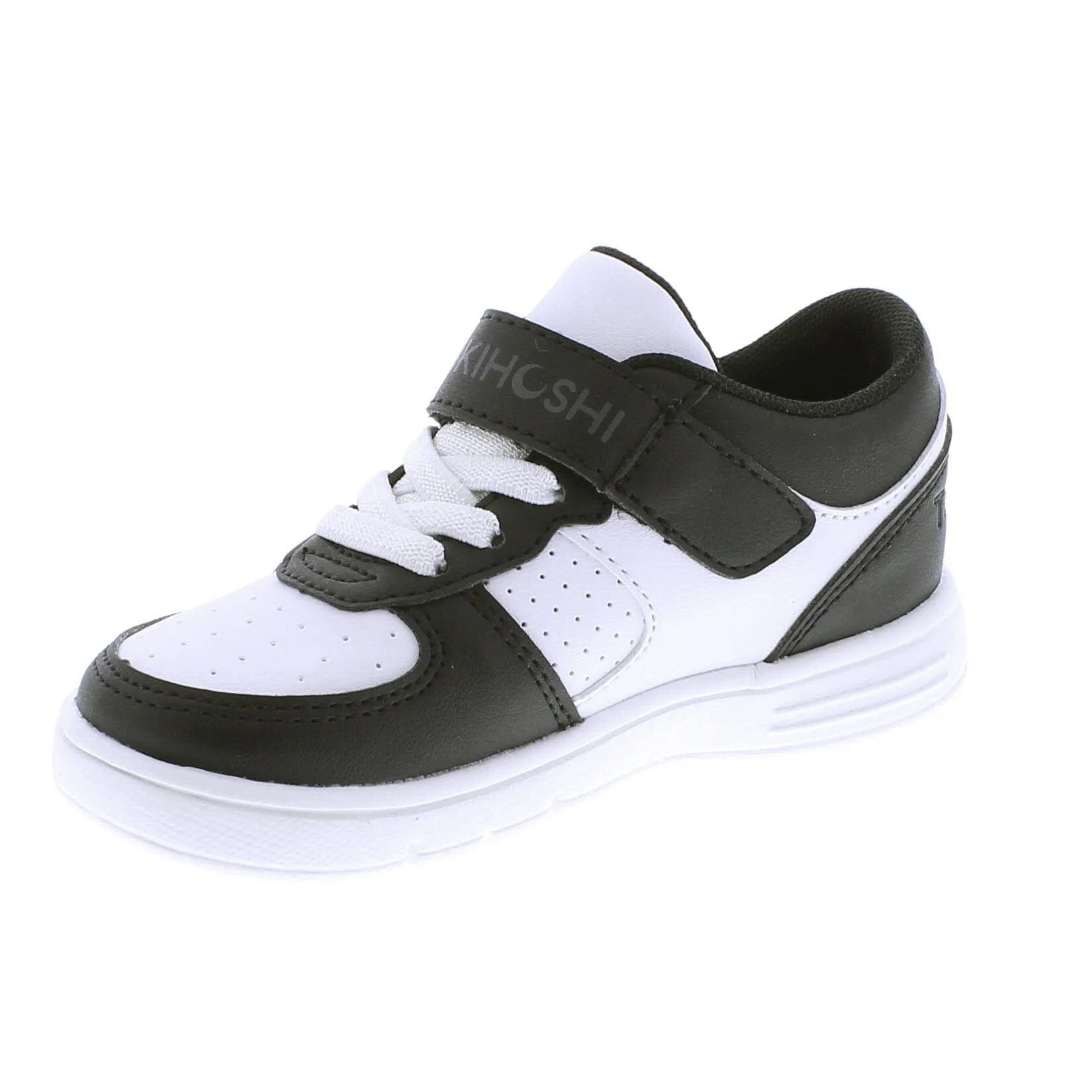 Tsukihoshi Court | Black/White Kids Sneakers