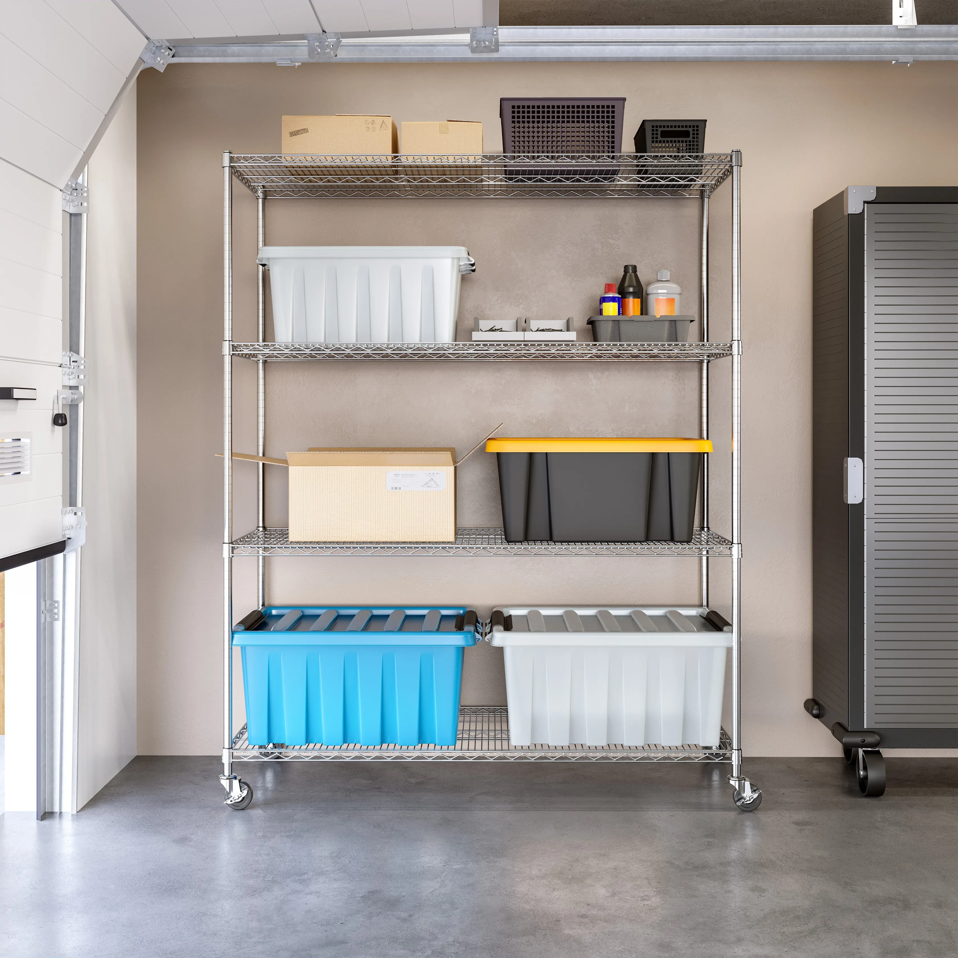 UltraDurable® 4-Tier NSF Steel Shelving