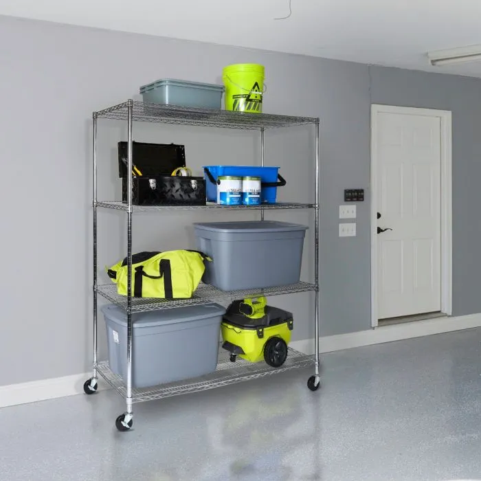 UltraDurable® 4-Tier NSF Steel Shelving