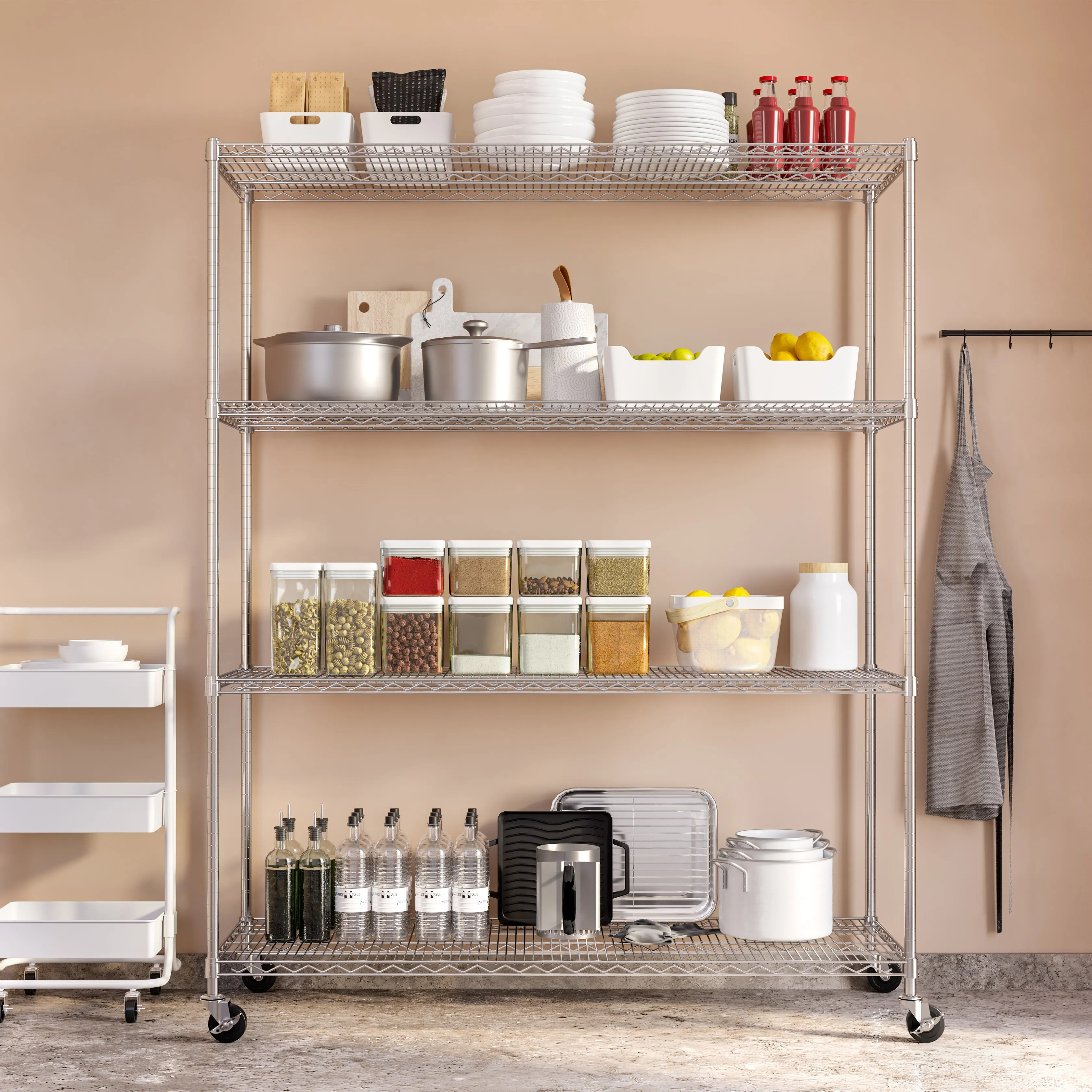 UltraDurable® 4-Tier NSF Steel Shelving