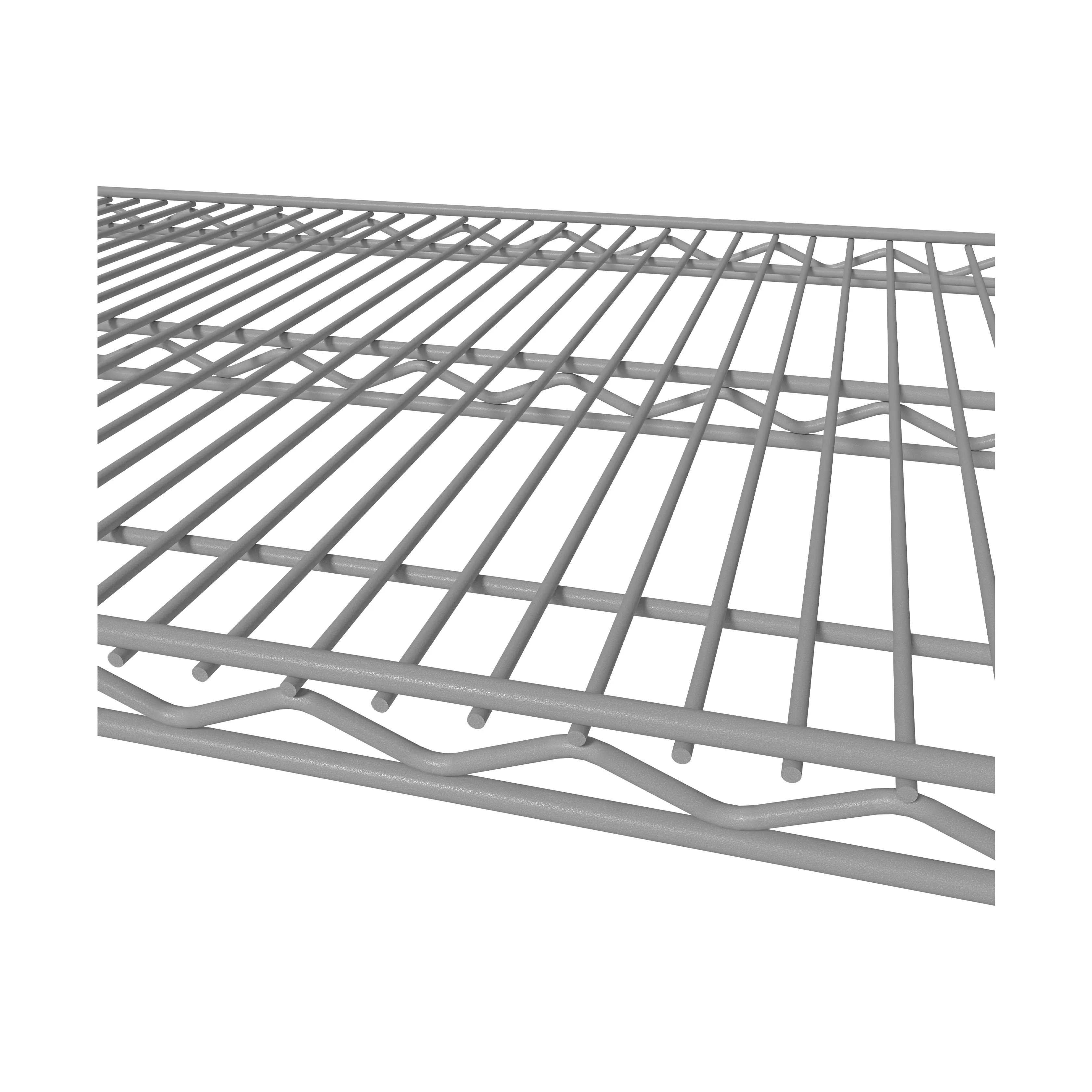 UltraDurable® 6-Tier NSF Steel Shelving with Shelf Liners, Granite