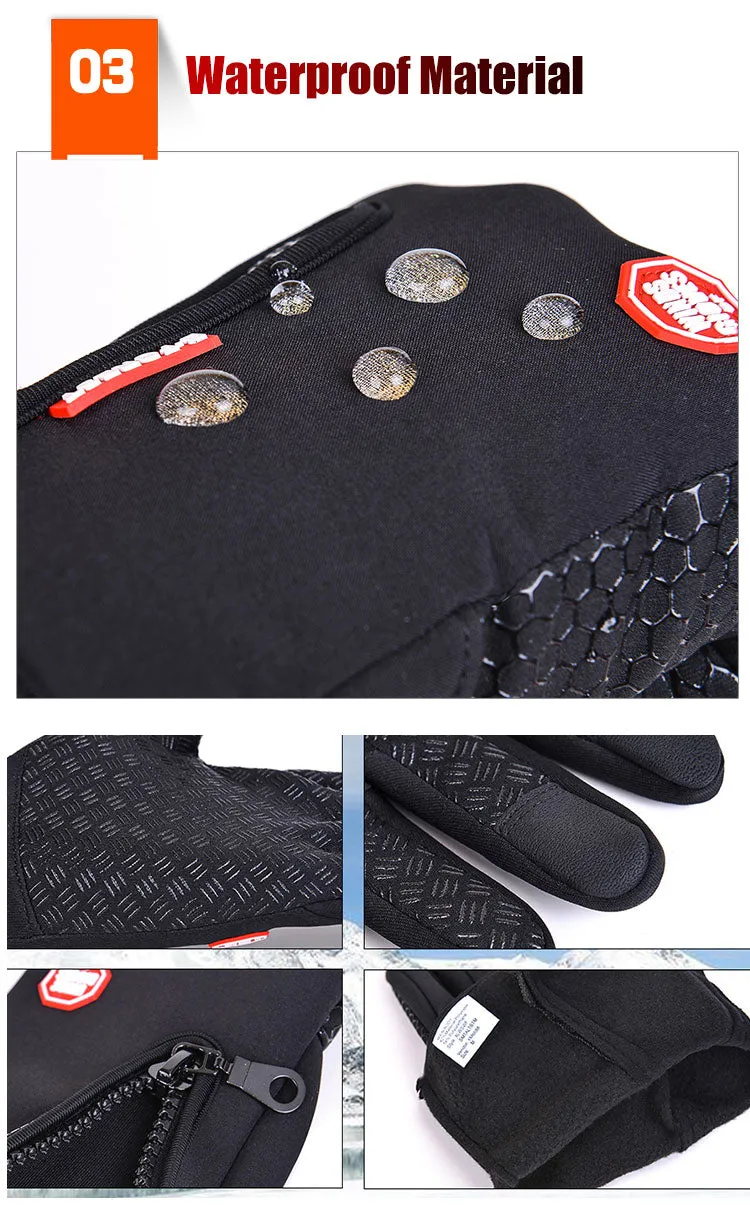 Unisex Touch Screen Winter Thermal Gloves