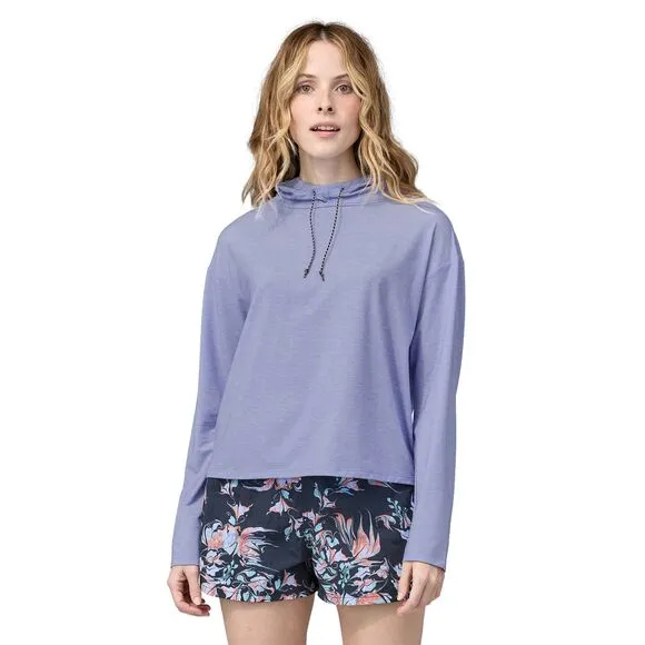 Women's Long-Sleeved Glorya Hooded Top