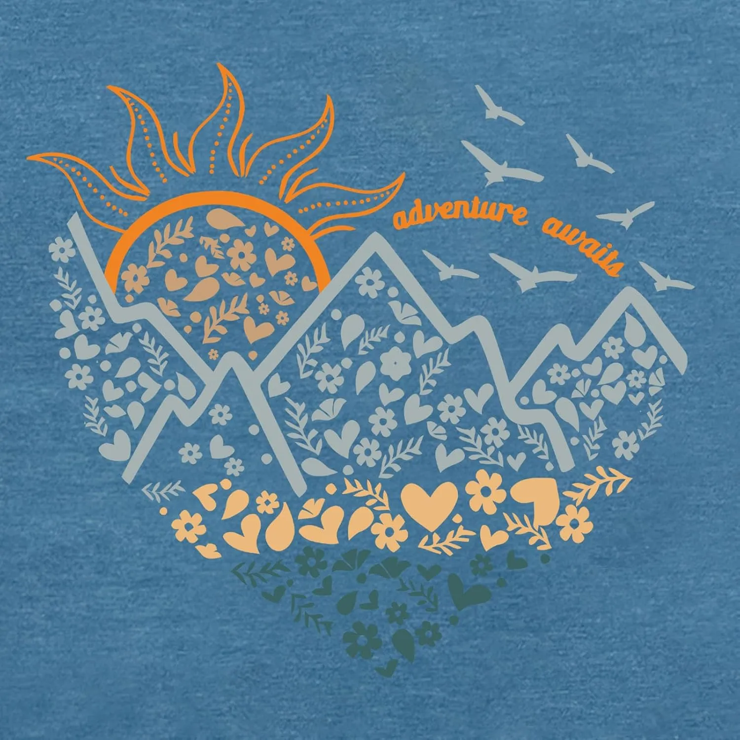 YITAN Women Adventure Tshirt Cute Graphic Tees